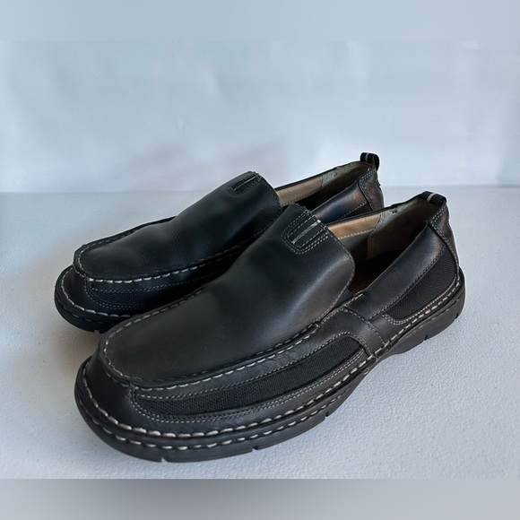 Clarks Other - Clarks mens Lambeth Loafer, Black Leather, Size 9.5M